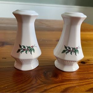 Vintage Nikko Christmastime Salt and Pepper set